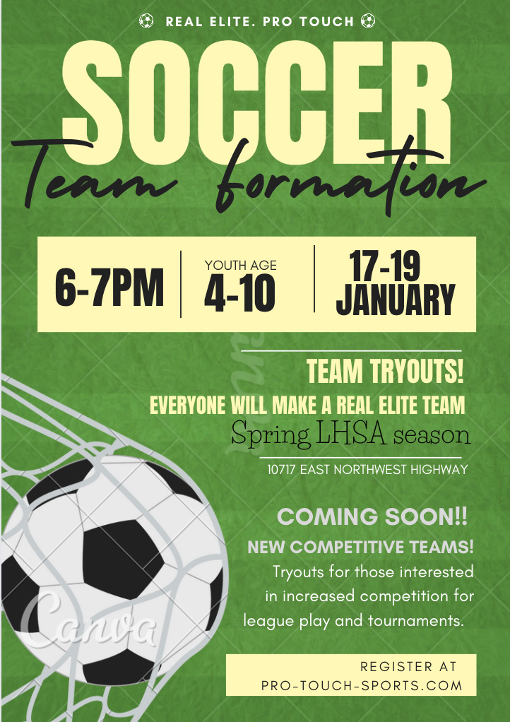 Soccer Team Formation Tryouts